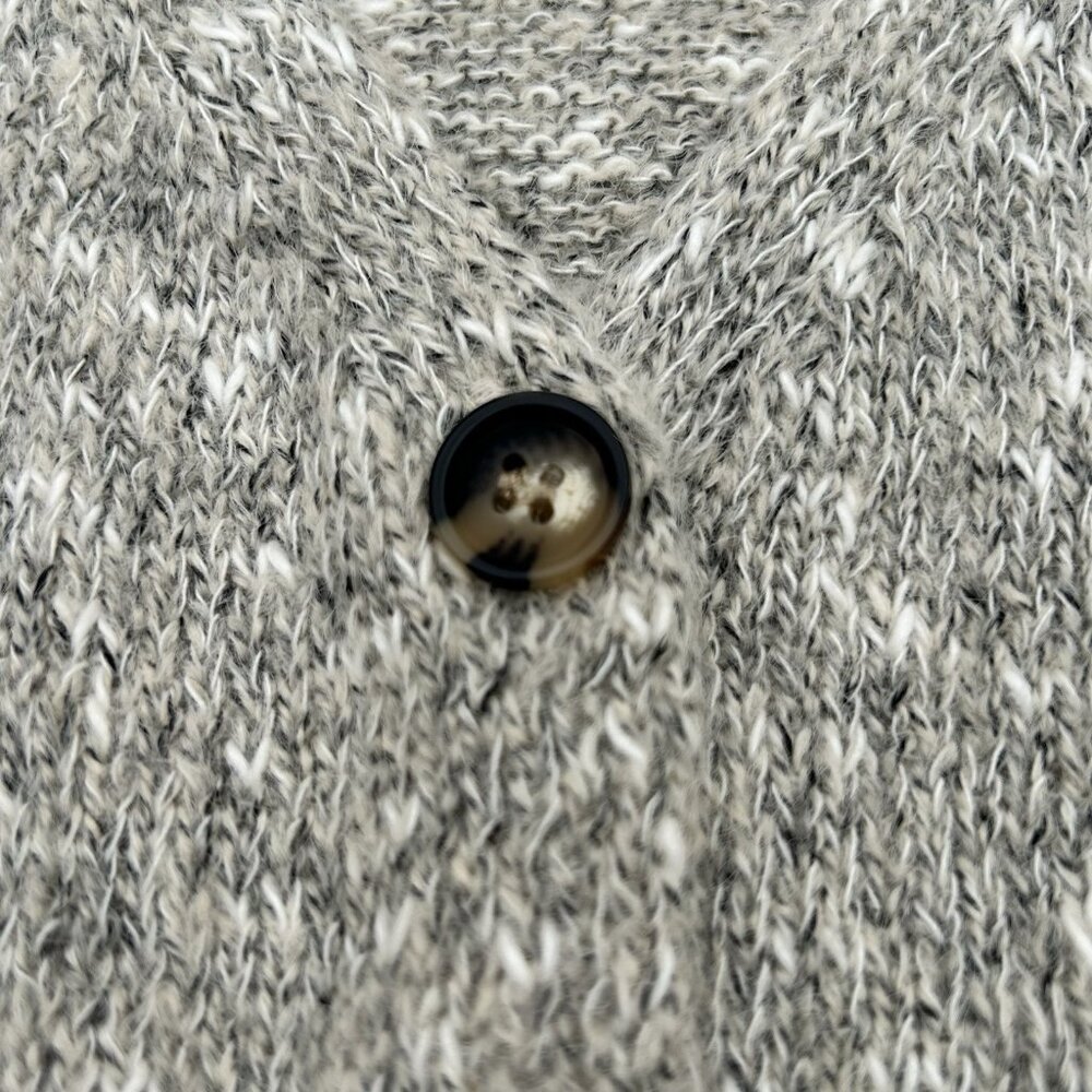 Sadie & Sage Beige Knit Vest Stretchy Granola Boho Cottagecore Outdoor Size L - Picture 4 of 7